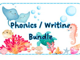 Under the Sea Phonics / Writing Bundle