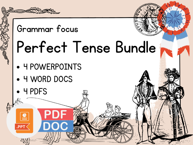 FRENCH GRAMMAR - The perfect tense