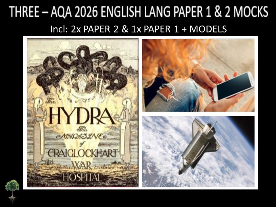 THREE - AQA PAPER 1 & 2 | 2026 FULL MOCKS | MODELS