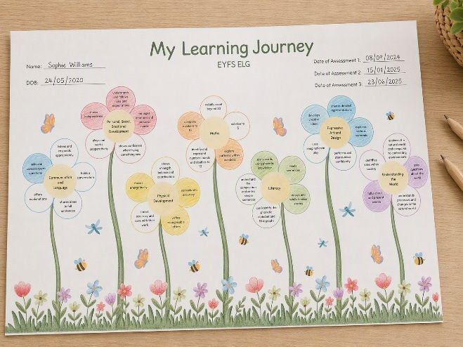 My EYFS Learning Journey: Tracking Progress Towards the ELGs