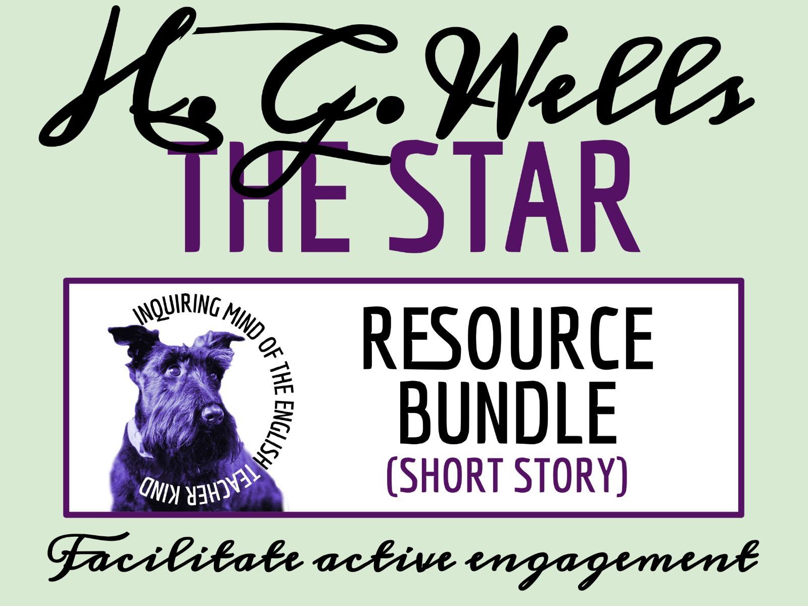 "The Star" by H.G. Wells Quiz, Close Reading Analysis Worksheet, and Vocabulary Activities