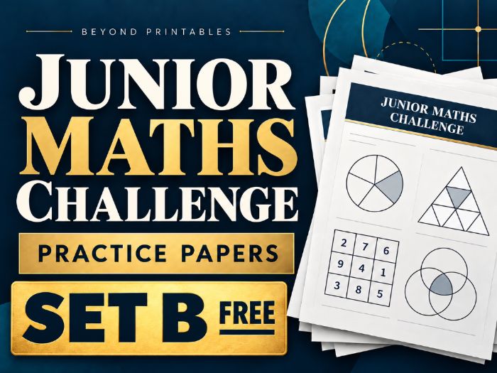 Junior Maths Challenge Practice Paper B | FREE | Answers Included