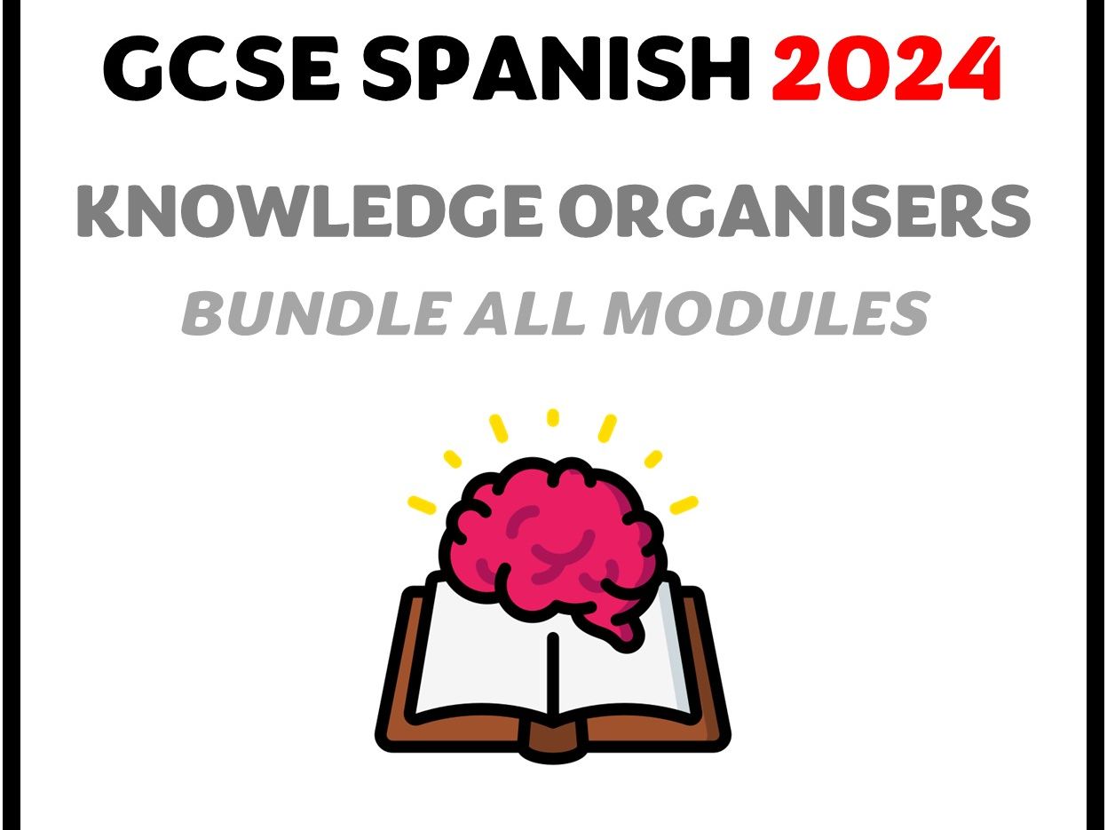 GCSE Spanish 2024 - Bundle all Knowledge Organisers