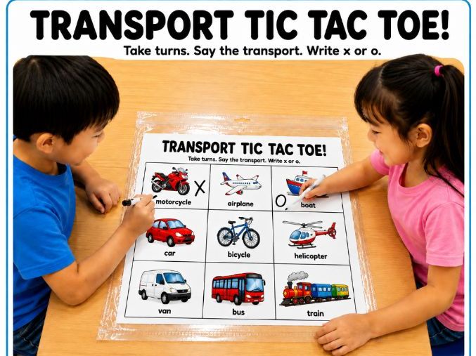 Transport Tic Tac Toe
