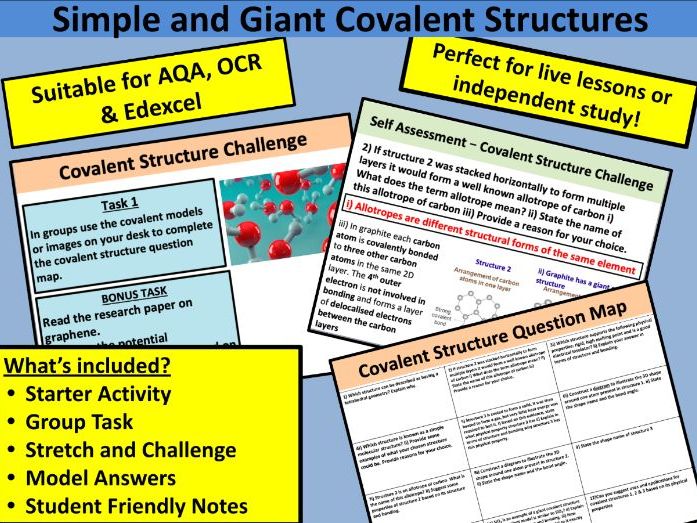 Simple & Giant Covalent Structures