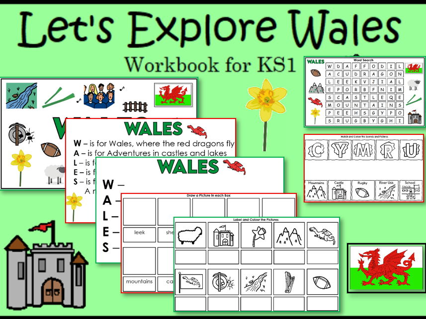 Let's Explore Wales - A Workbook for KS1