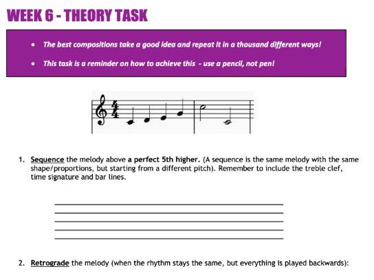 A-Level Wider Listening, Reading and Theory Transition Book