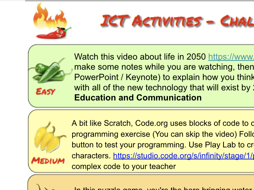 Remote Learning Lockdown Ict Challenges Part 2 Teaching Resources Remote Learning Lockdown Ict Challenges Part 2 Teaching Resources