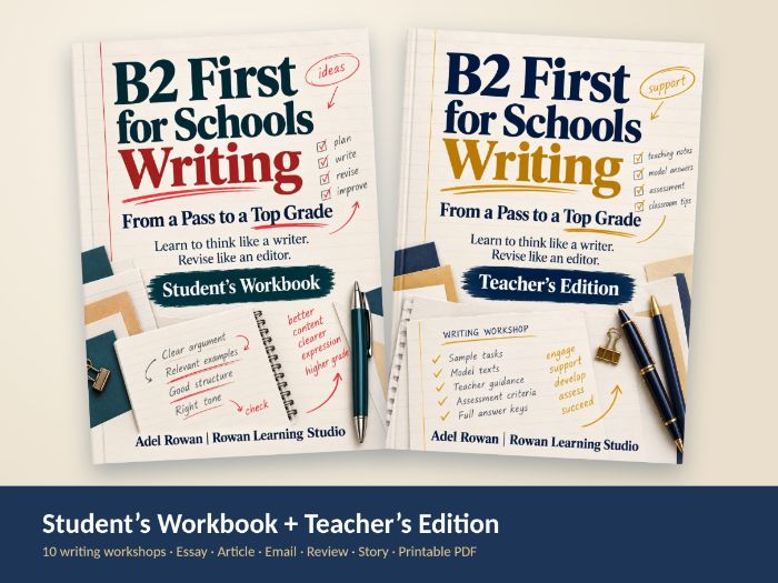 B2 First for Schools Writing: Student's Workbook + Teacher's Edition (FCE)