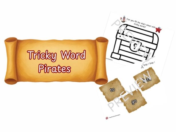 Tricky Words Pirates (Phase 2-5)