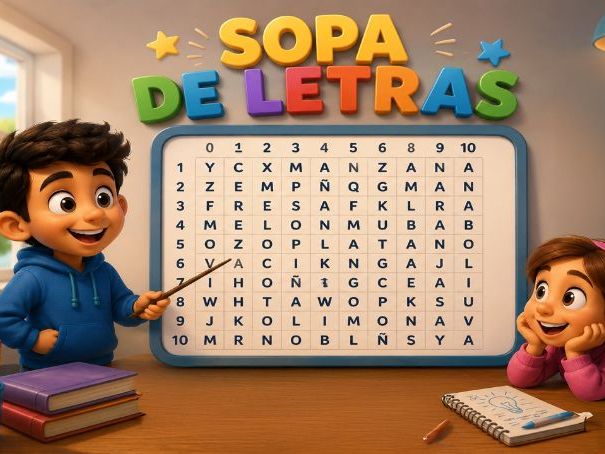 Sopa de Letras El cuerpo Humano 1