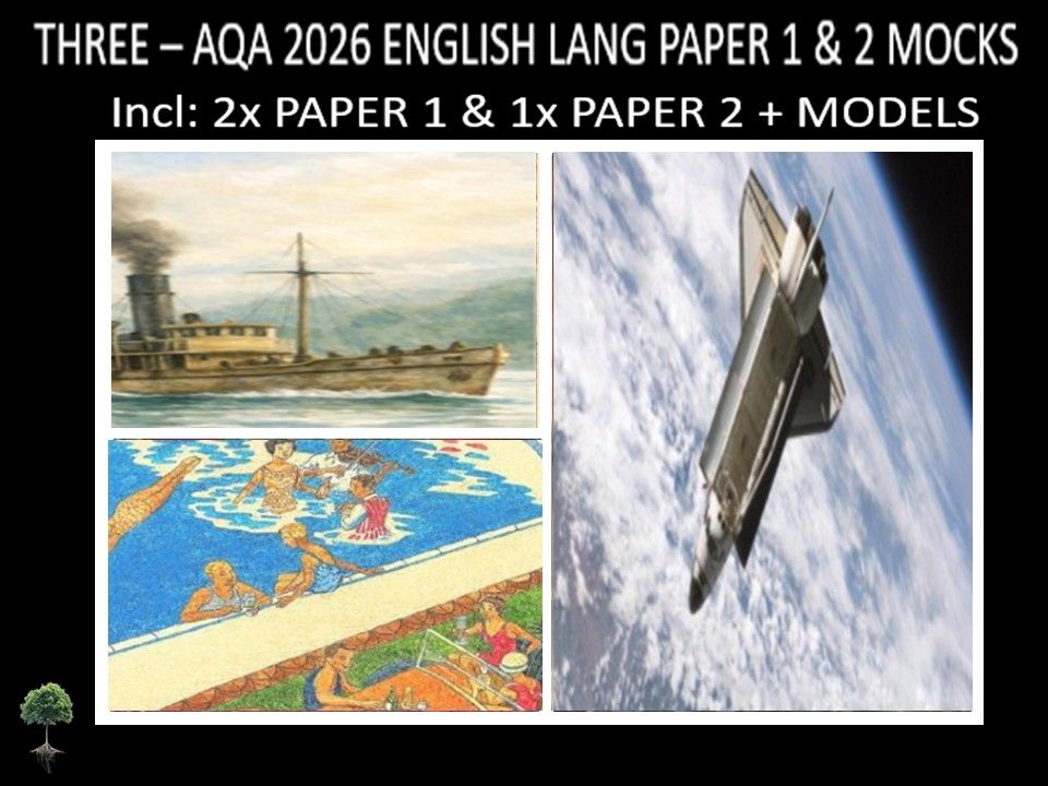 THREE - AQA PAPER 1 & 2 | 2026 FULL MOCKS | MODELS