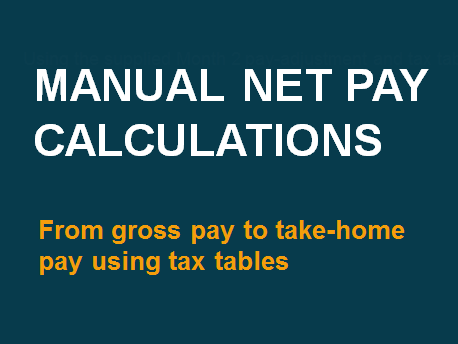 Tax Codes for Payroll Computations and Manual Calculation of Net Pay - Revision