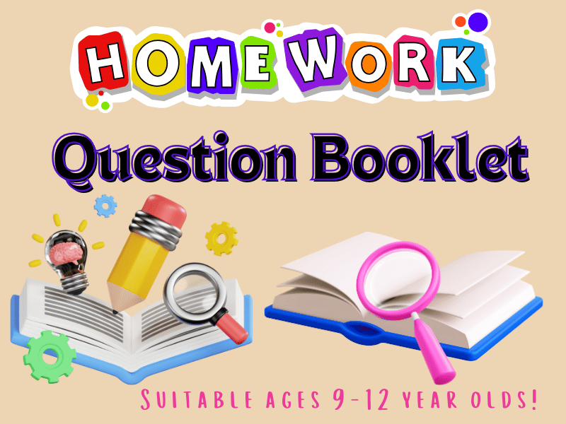 The Homework Reflection Question Booklet: Think, Explore, Discover