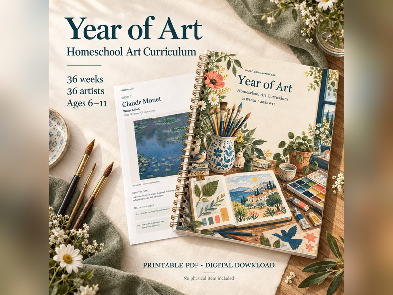 Year of Art - Homeschool Art Curriculum