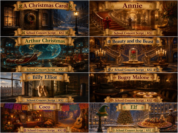 KS2 School Concert Scripts — Complete Bundle (40 Scripts)
