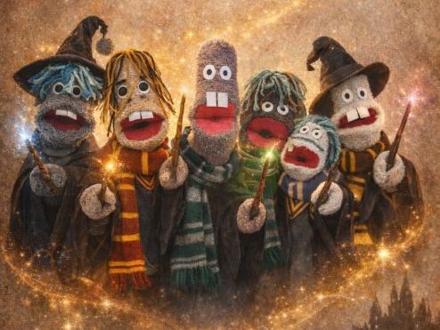 Wizard School in 7 Years x Shakespeare  - 15 Minute Sock Puppet Parody Play (6–8 Cast)