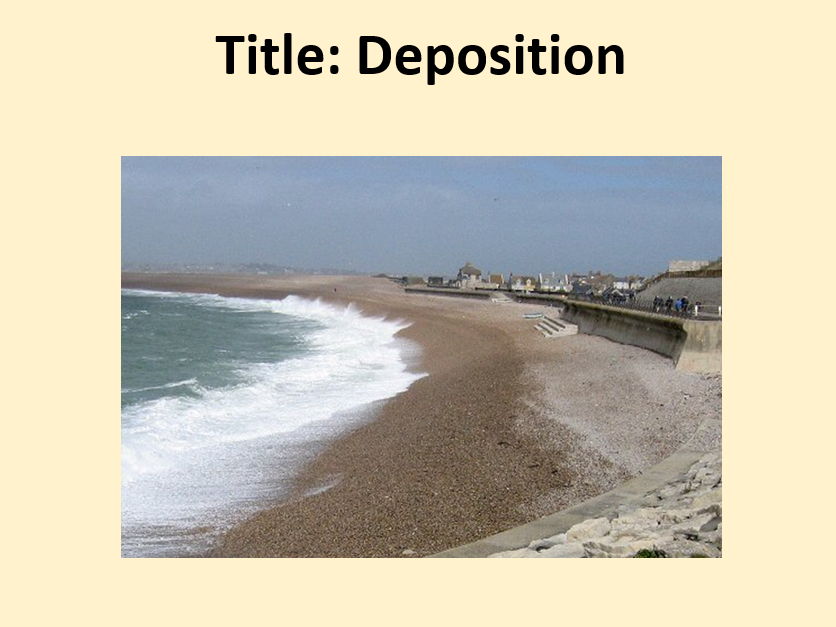 Distinctive Landscapes- 7. Depositional Landforms (OCR-B GCSE Geography)