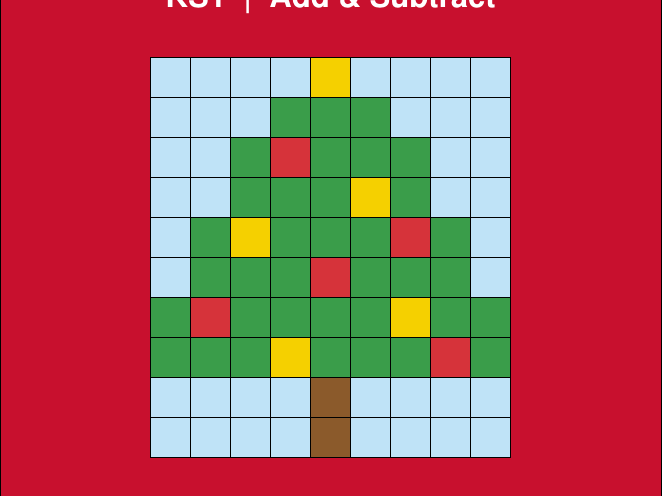 Christmas Maths Colour-by-Number KS1 (Addition & Subtraction) - Free Printable