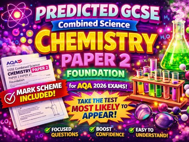 2026 Predicted Paper AQA GCSE Combined Science Chemistry Foundation Paper 2
