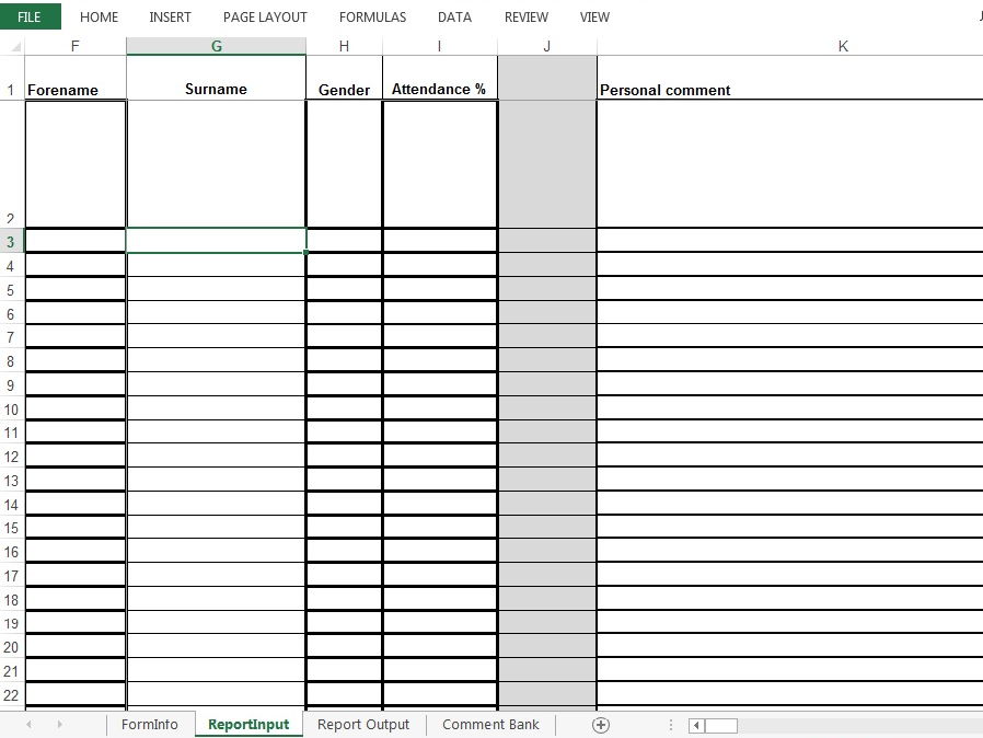 Form Report Generator