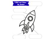 Label and Colour the Rocket