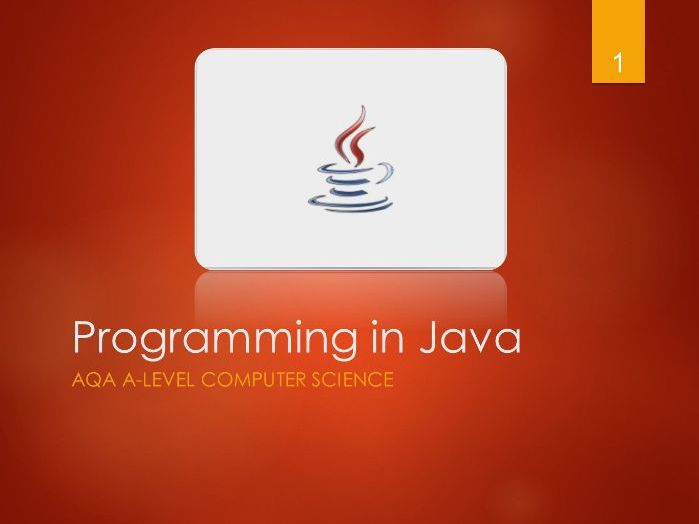 Java programming PowerPoint (over 100 slides)