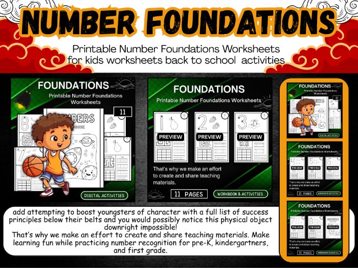 Printable Number Foundations Worksheets