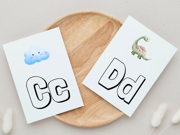 Alphabet Flashcards |A–Z Visual Resource