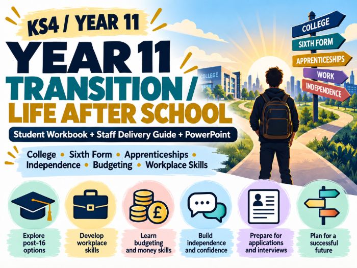 Year 11 Life After School (Workbook and delivery PowerPoint)