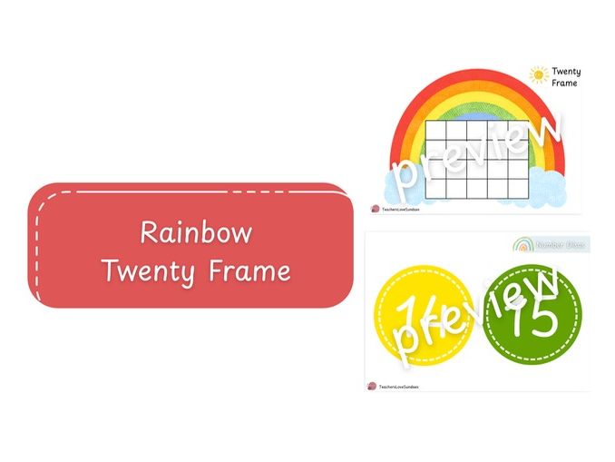 Rainbow Twenty Frames & Discs