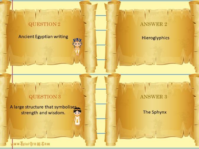 101 Egyptian Flash Cards