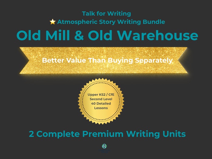 Atmospheric Story Writing Bundle | Old Mill & Old Warehouse | 2 Premium Talk for Writing Inspired Un
