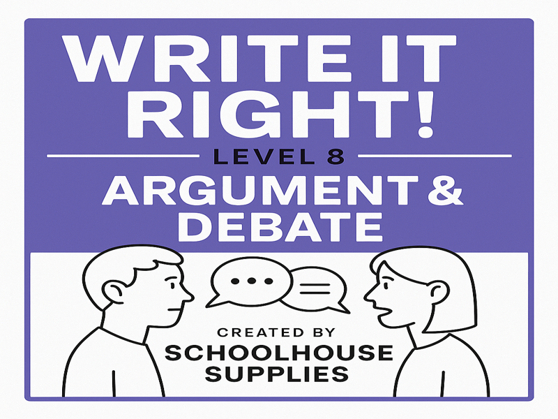 Write It Right! – Level 8: Argument & Debate