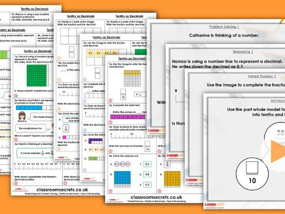 Year 4 hundredths lesson picture