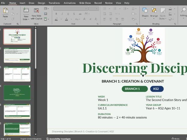 YEAR 6 FREE RE SLIDES/Creation and Covenant/Branch 1/Lesson 1