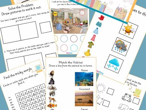 32 Pages of Reception to Year 1 Transition Booklet