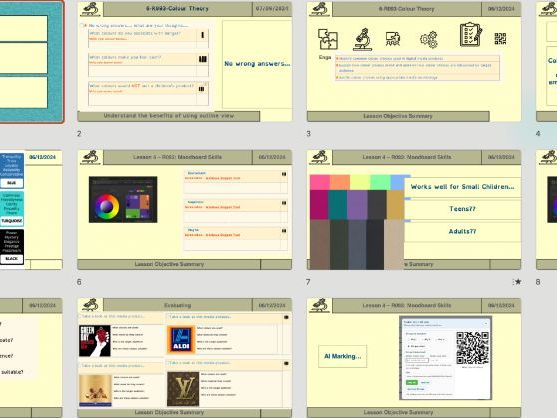 OCR Creative iMedia R093 – Colour Theory & Connotations (Free AI Quizzes)