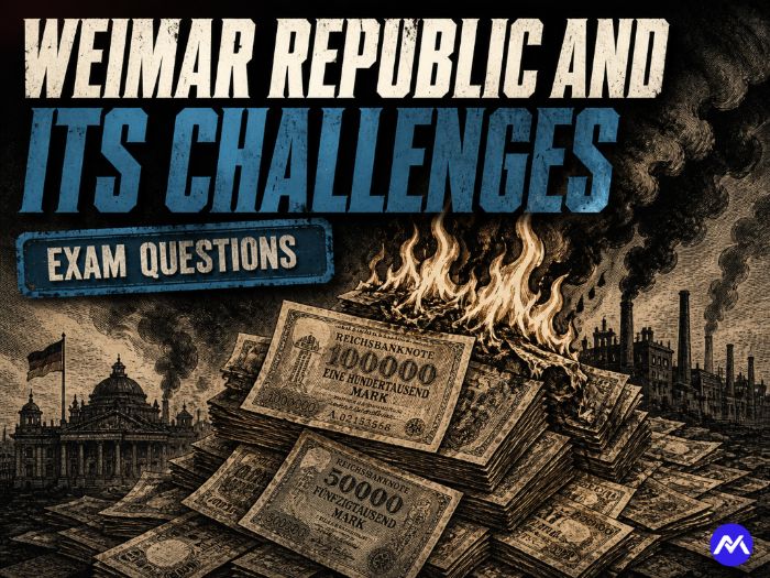 Year 10 History: Weimar Republic and Its Challenges Exam Questions