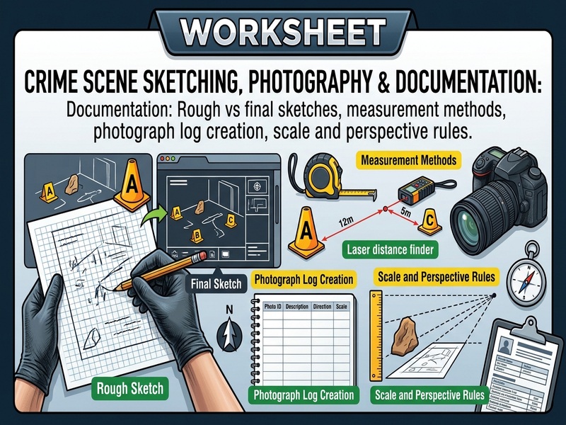 Crime Scene Sketching, Photography & Documentation
