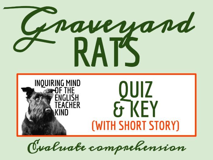 "The Graveyard Rats" by Henry Kuttner Quiz and Answer Key | Halloween Horror Story