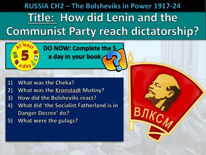 Russia and the Soviet Union Edexcel GCSE 9–1 – L6: Dictatorship | Fully Resourced