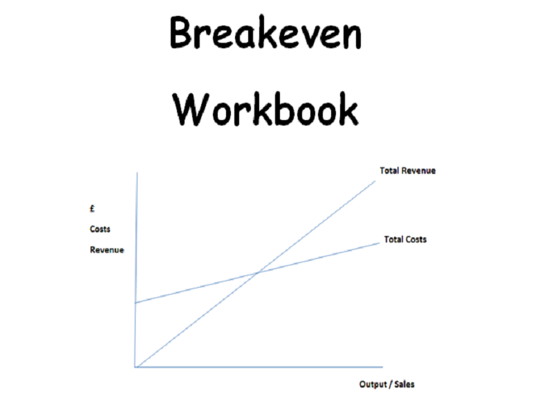 Breakeven Workbook - BTEC First Level 1 / 2 -Unit 2 Finance for Business