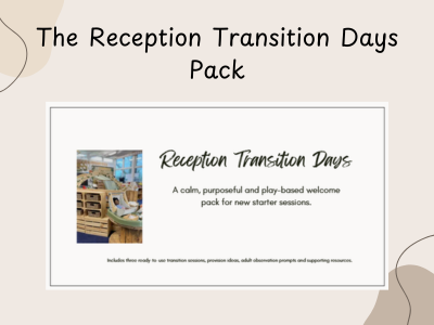 The Reception Transition Days Pack