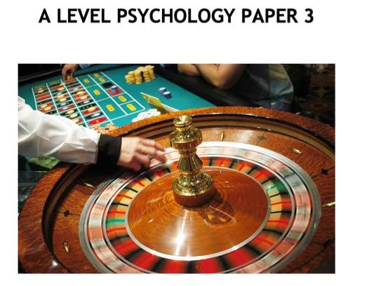 AQA PSYCHOLOGY ADDICTION- Lessons and booklet