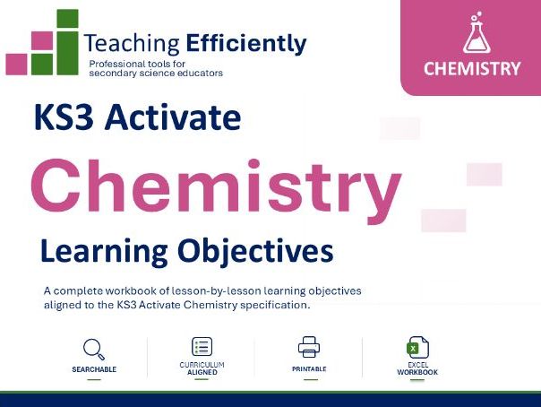 KS3 Activate Chemistry Learning Objectives