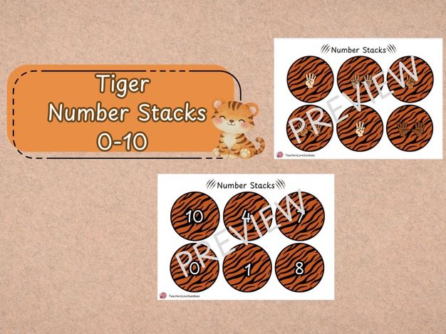 Tiger Number Stacks (0-10)
