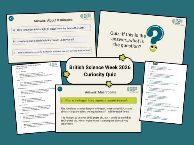 British Science Week 2026 Curiosity Quiz