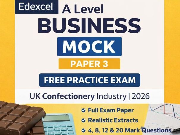 Edexcel Paper 3 Mock – Confectionery