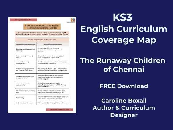 KS3 English Curriculum Map – Year 7 Overview (Runaway Children of Chennai)